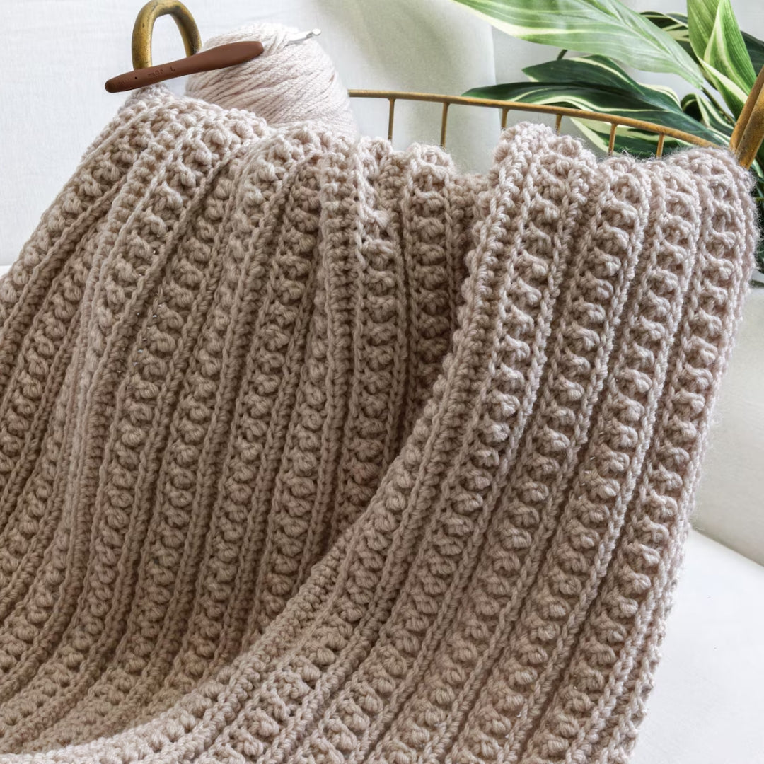 Reversible Haven Blanket Crochet Pattern