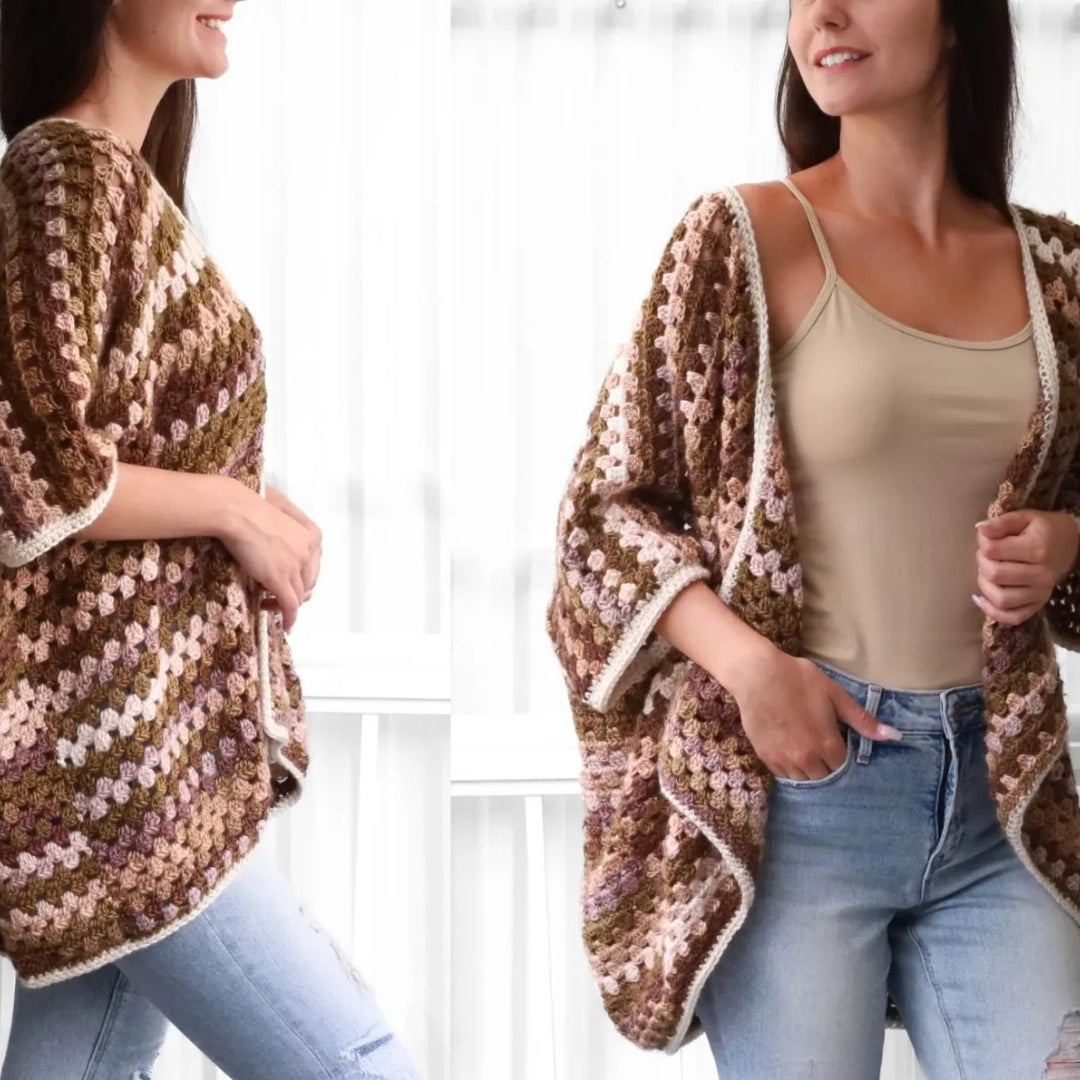 Twilight Flow Poncho Crochet Pattern