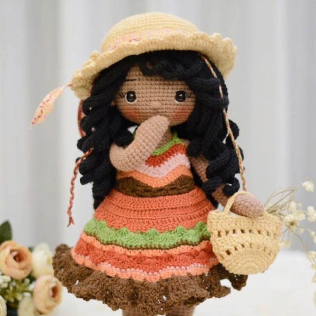 Summer Outfit Amigurumi Girl Crochet Pattern