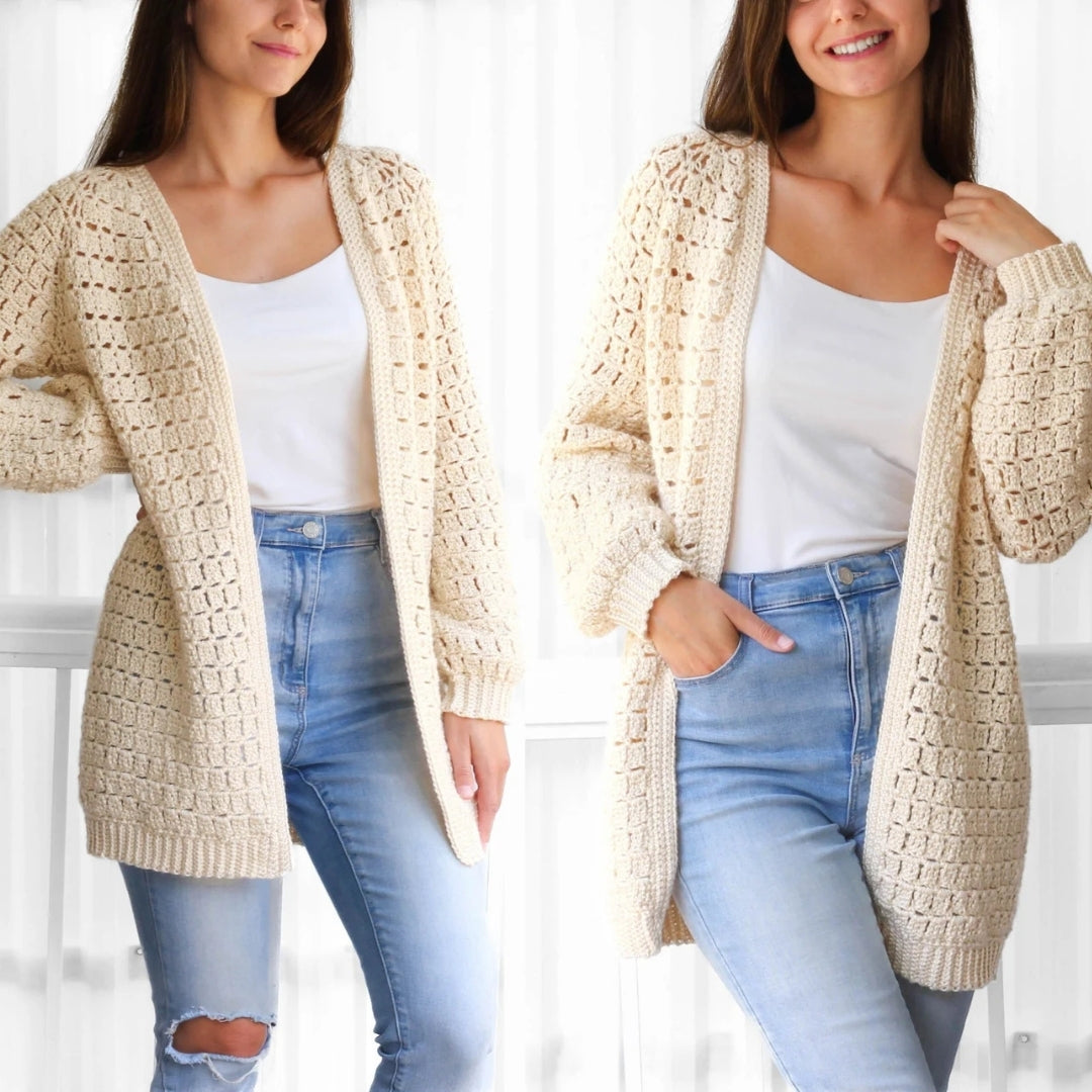 Luna Breeze Cardigan Crochet Pattern