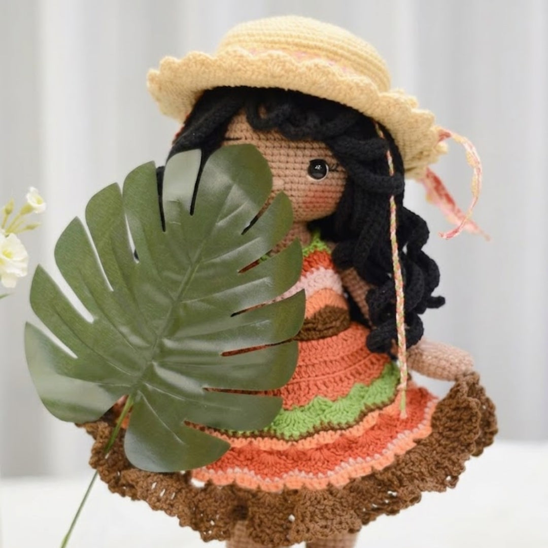 Summer Outfit Amigurumi Girl Crochet Pattern