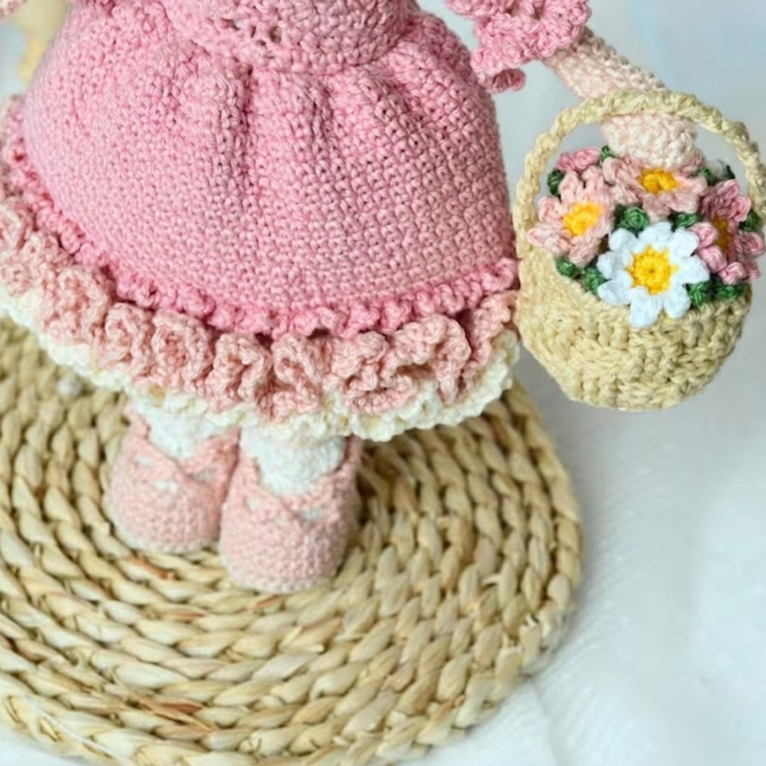 Floral Spirit Amigurumi Girl Crochet Pattern