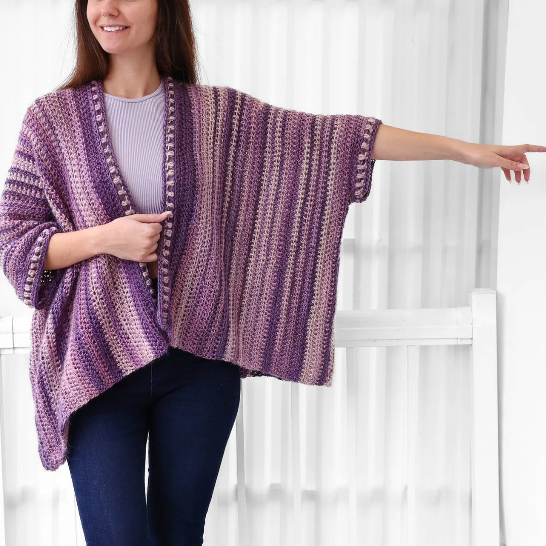 Autumn Drift Poncho Crochet Pattern