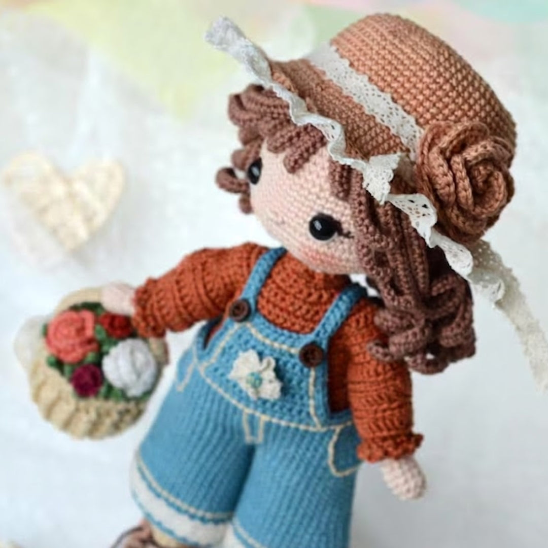 Petite Sweetheart Yarn Doll Crochet Pattern