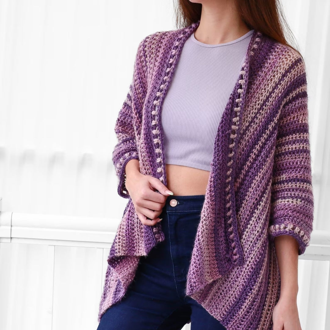 Autumn Drift Poncho Crochet Pattern