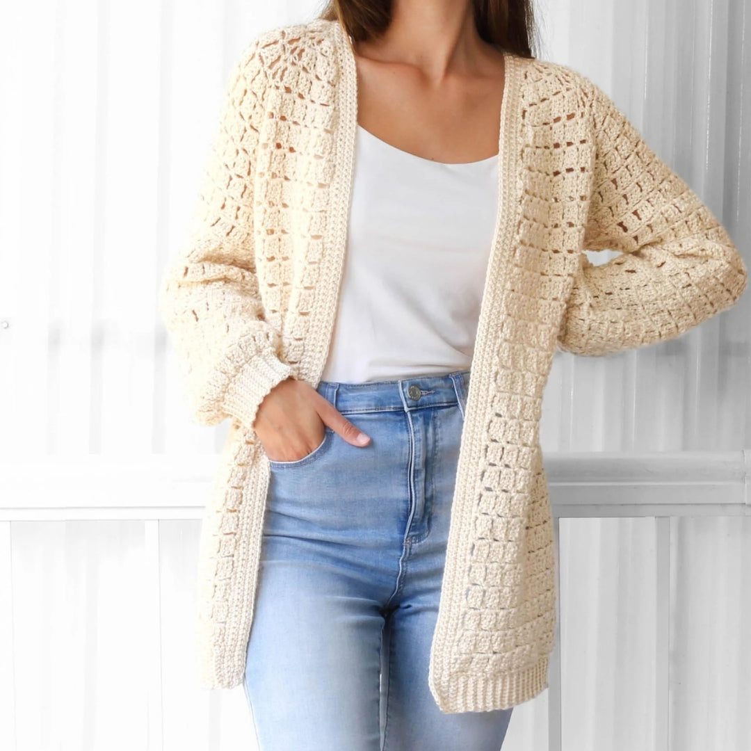 Luna Breeze Cardigan Crochet Pattern