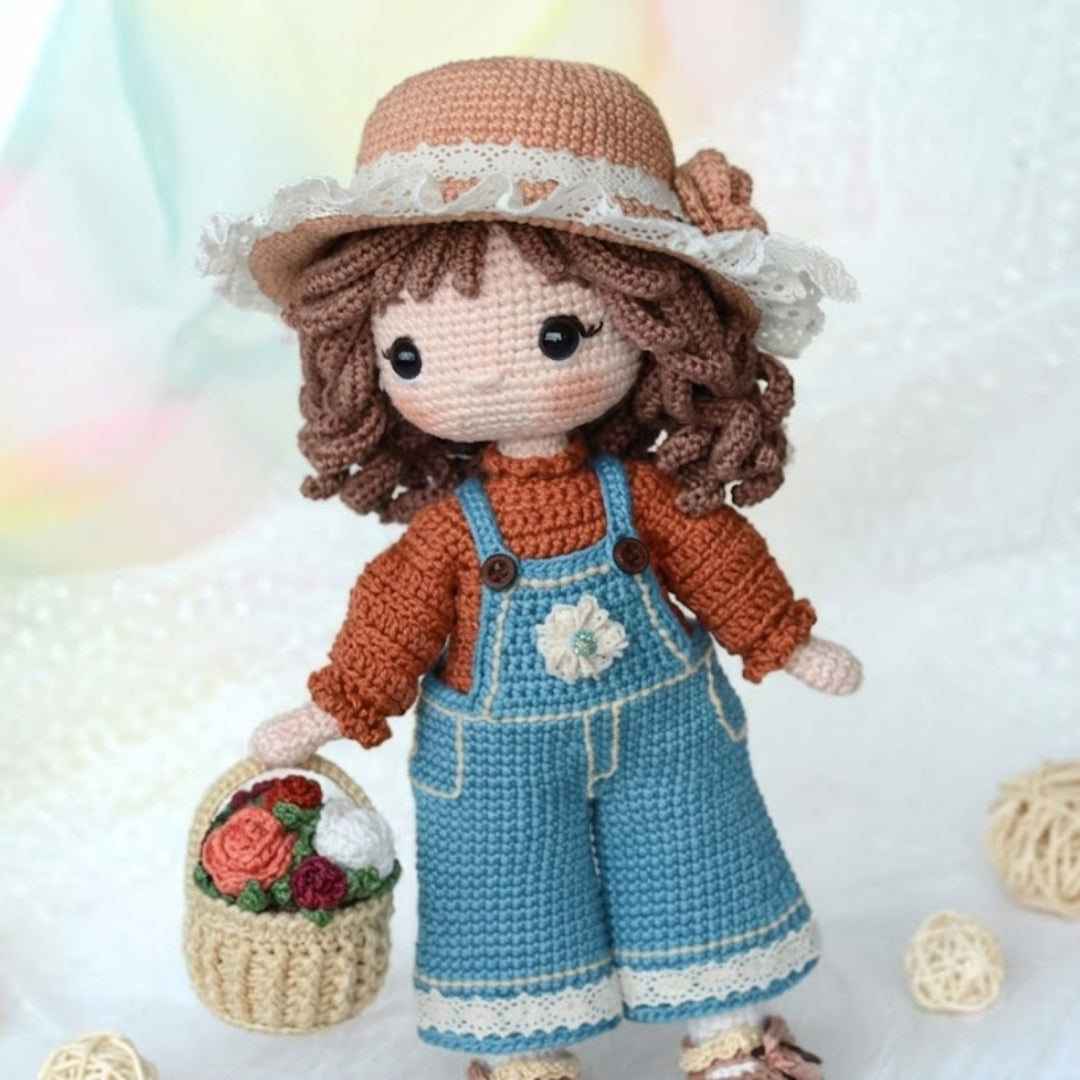 Petite Sweetheart Yarn Doll Crochet Pattern
