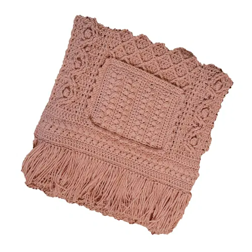 Textured Pocket Shawl Crochet Pattern