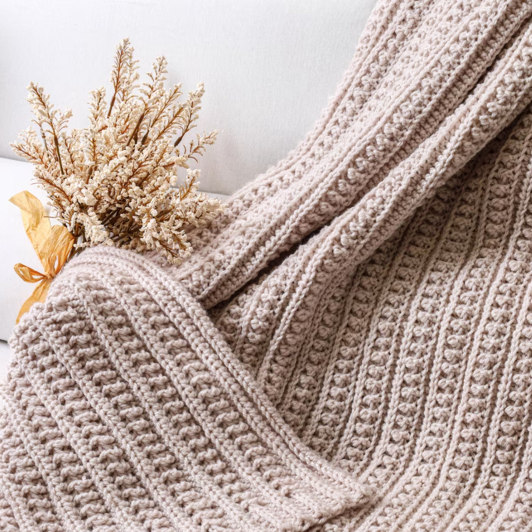 Reversible Haven Blanket Crochet Pattern