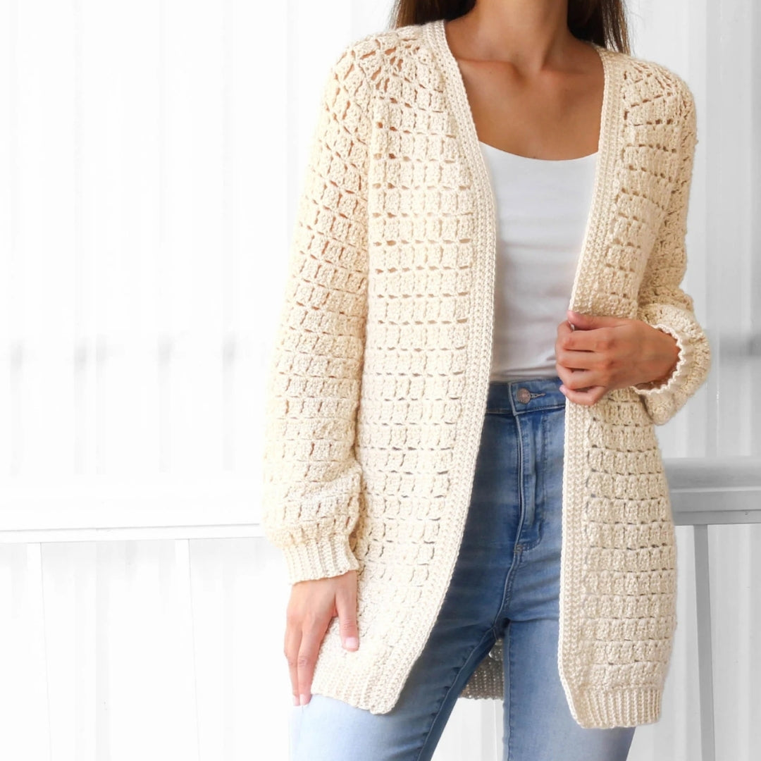 Luna Breeze Cardigan Crochet Pattern