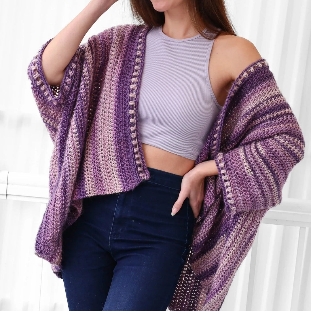 Autumn Drift Poncho Crochet Pattern