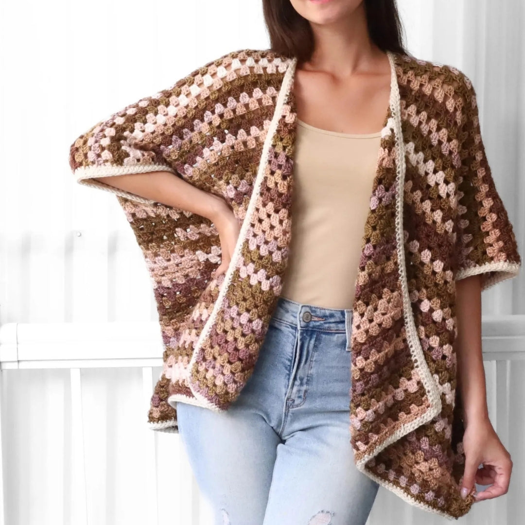 Twilight Flow Poncho Crochet Pattern