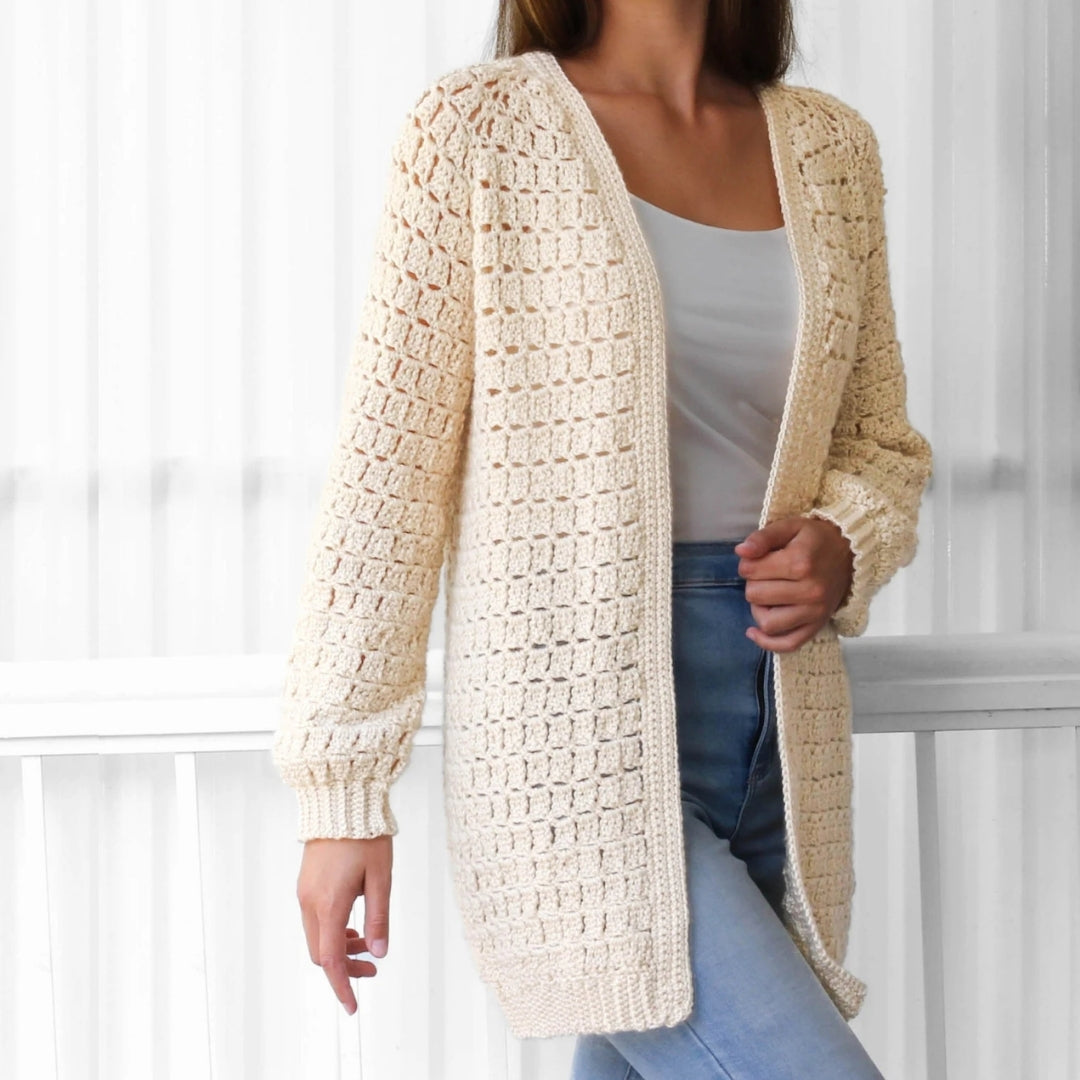Luna Breeze Cardigan Crochet Pattern
