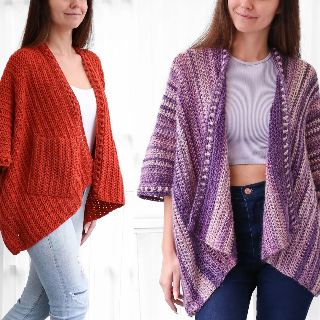 Autumn Drift Poncho Crochet Pattern