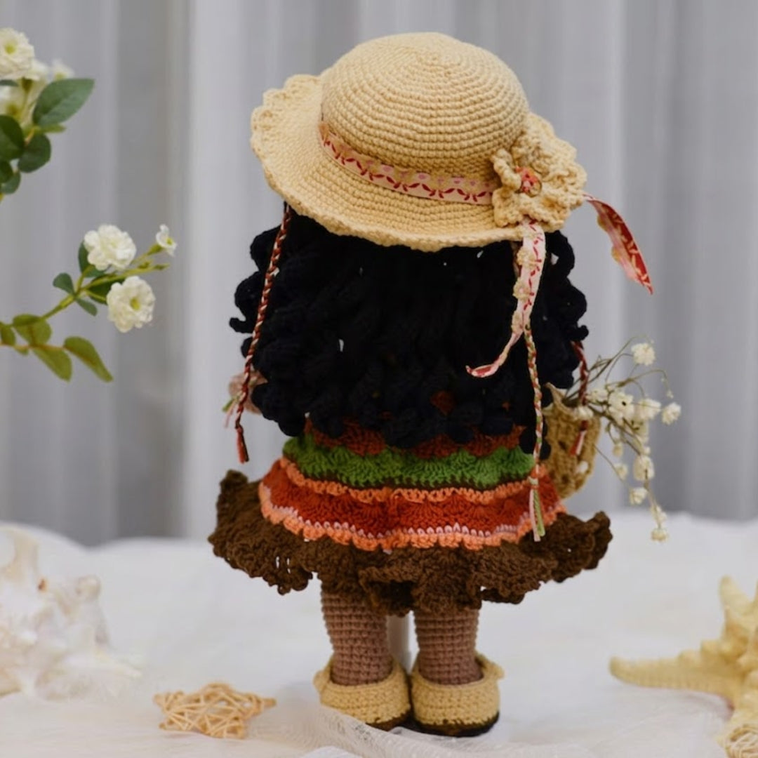 Summer Outfit Amigurumi Girl Crochet Pattern