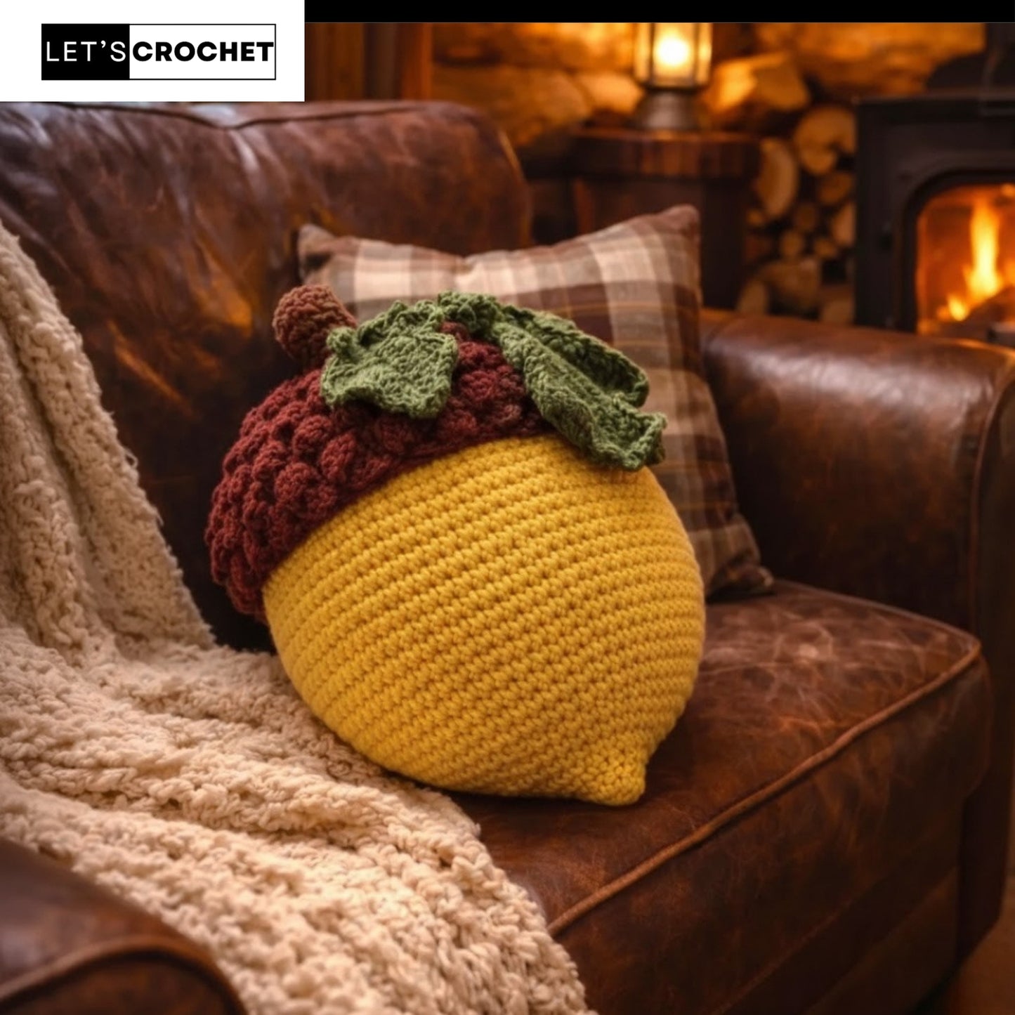 Woodland Cozy Pillow Crochet Pattern
