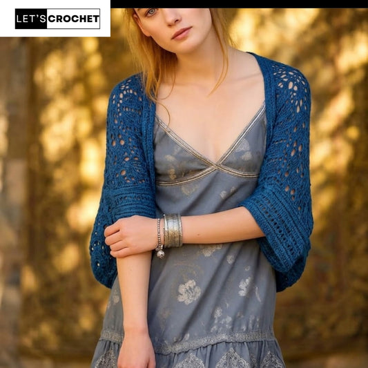 Airy Lightweight Buttoned Layer Crochet Pattern