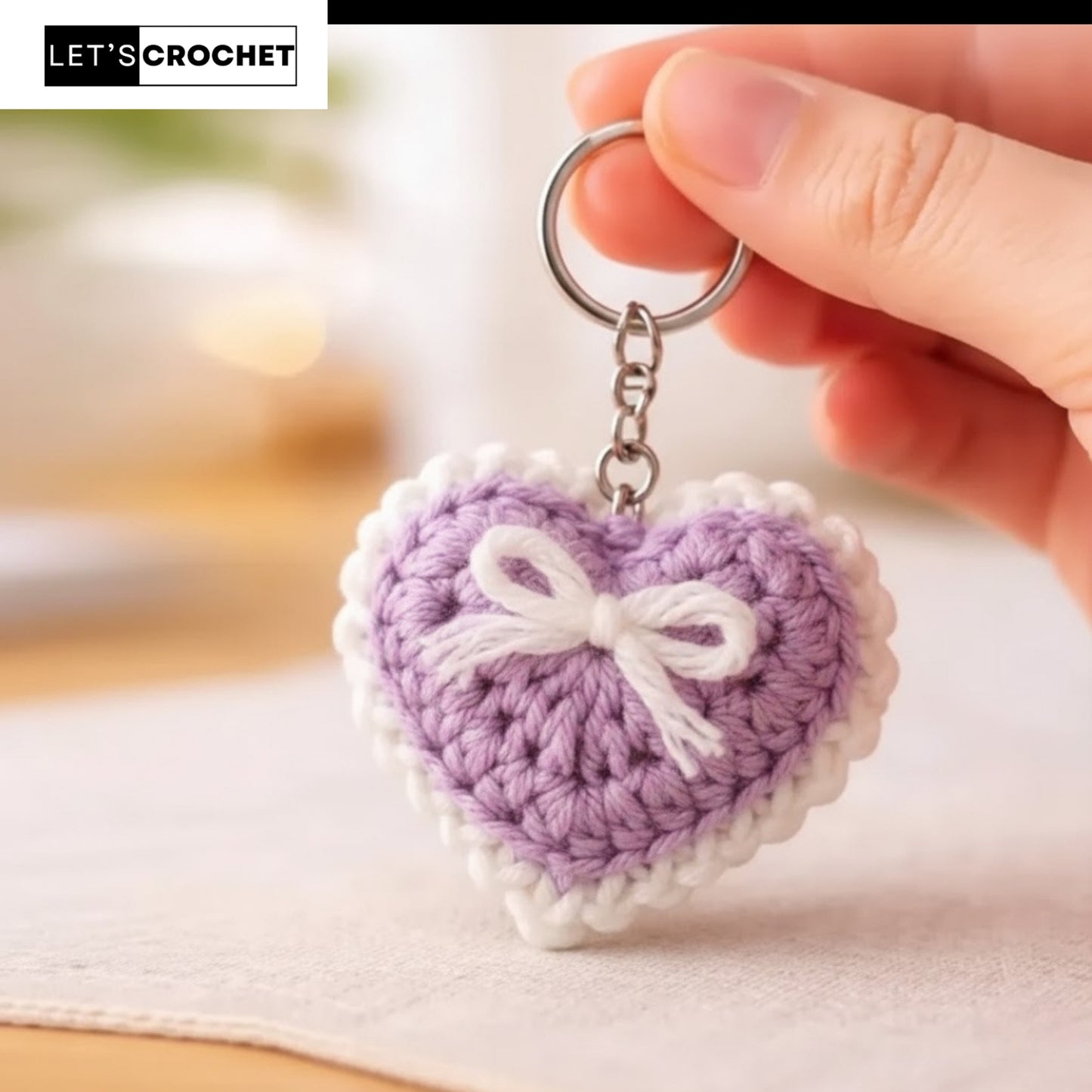 Fancy Heart Charms Crochet Pattern