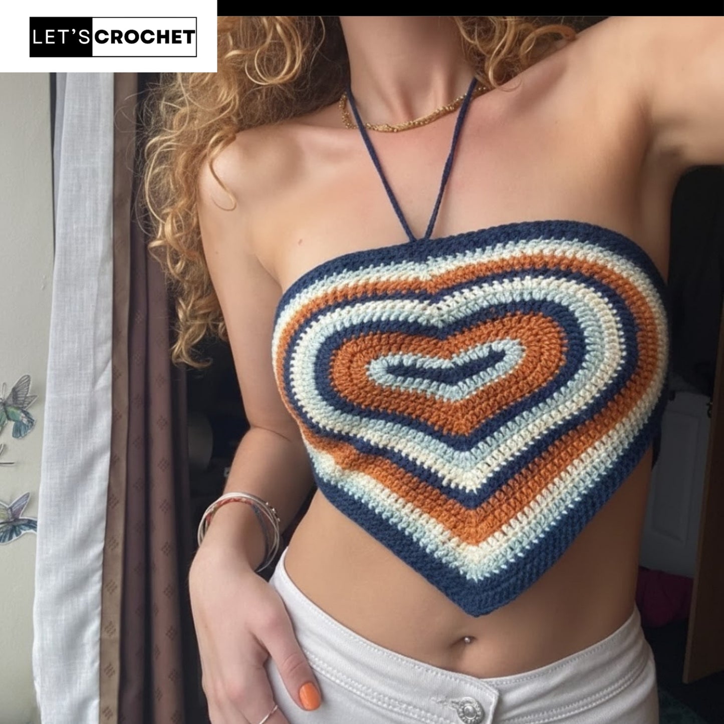 Crestline Cropped Top Crochet Pattern