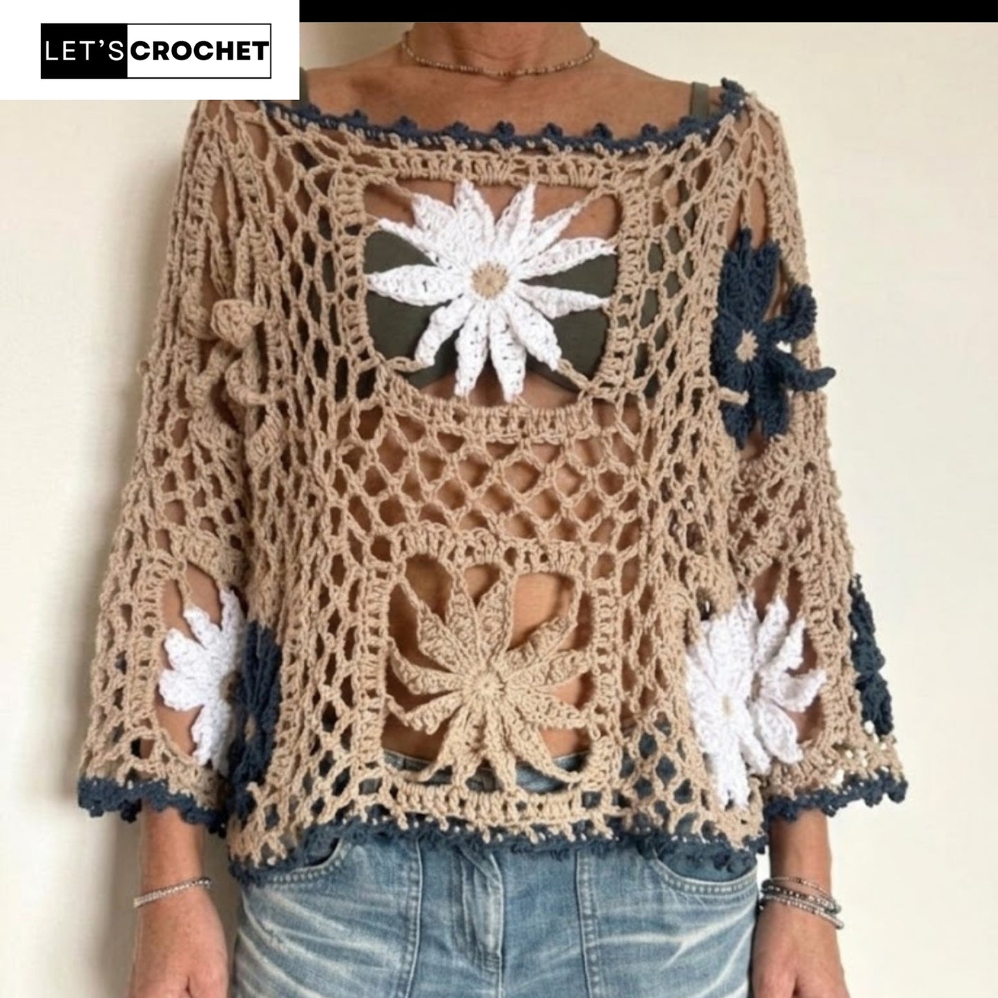 Elegant Lightweight Buttoned Layer Crochet Pattern