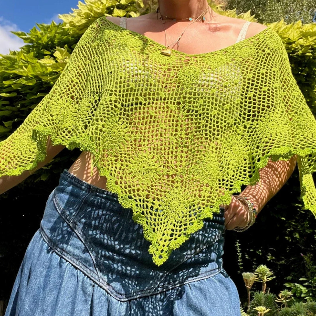 Boho Breeze Layered Wrap Crochet Pattern