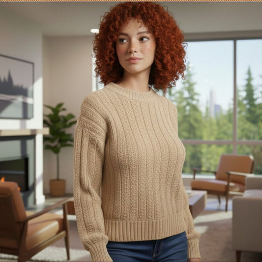 Luxe Raised Detail Pullover Crochet Pattern