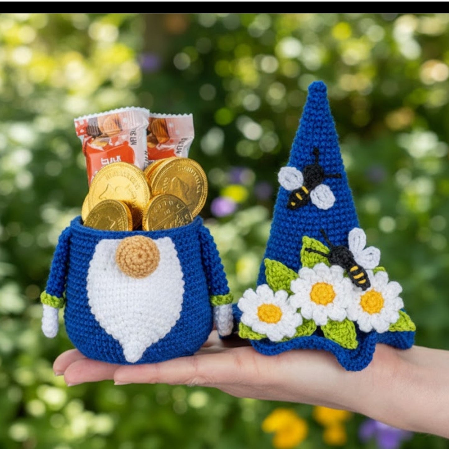 Enchanted Garden Gnome Trio Crochet Pattern