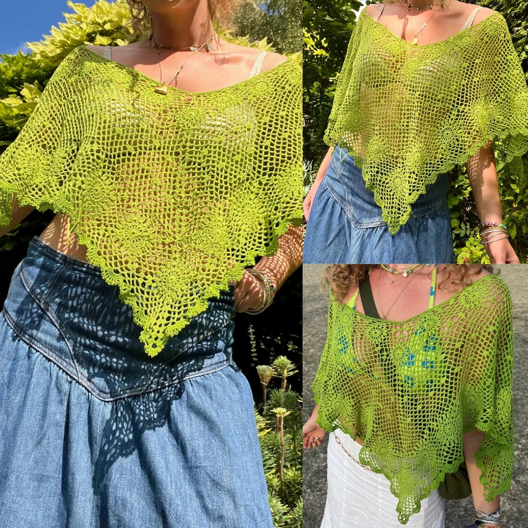 Boho Breeze Layered Wrap Crochet Pattern