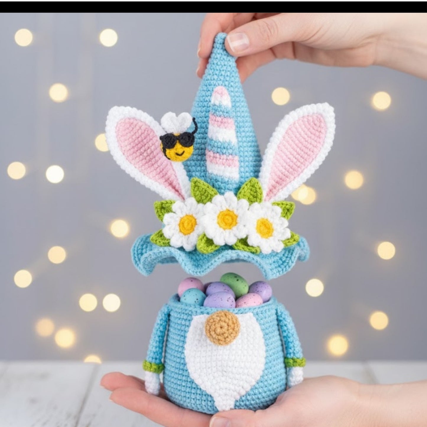 Playful Spring Bunny Plush Crochet Pattern