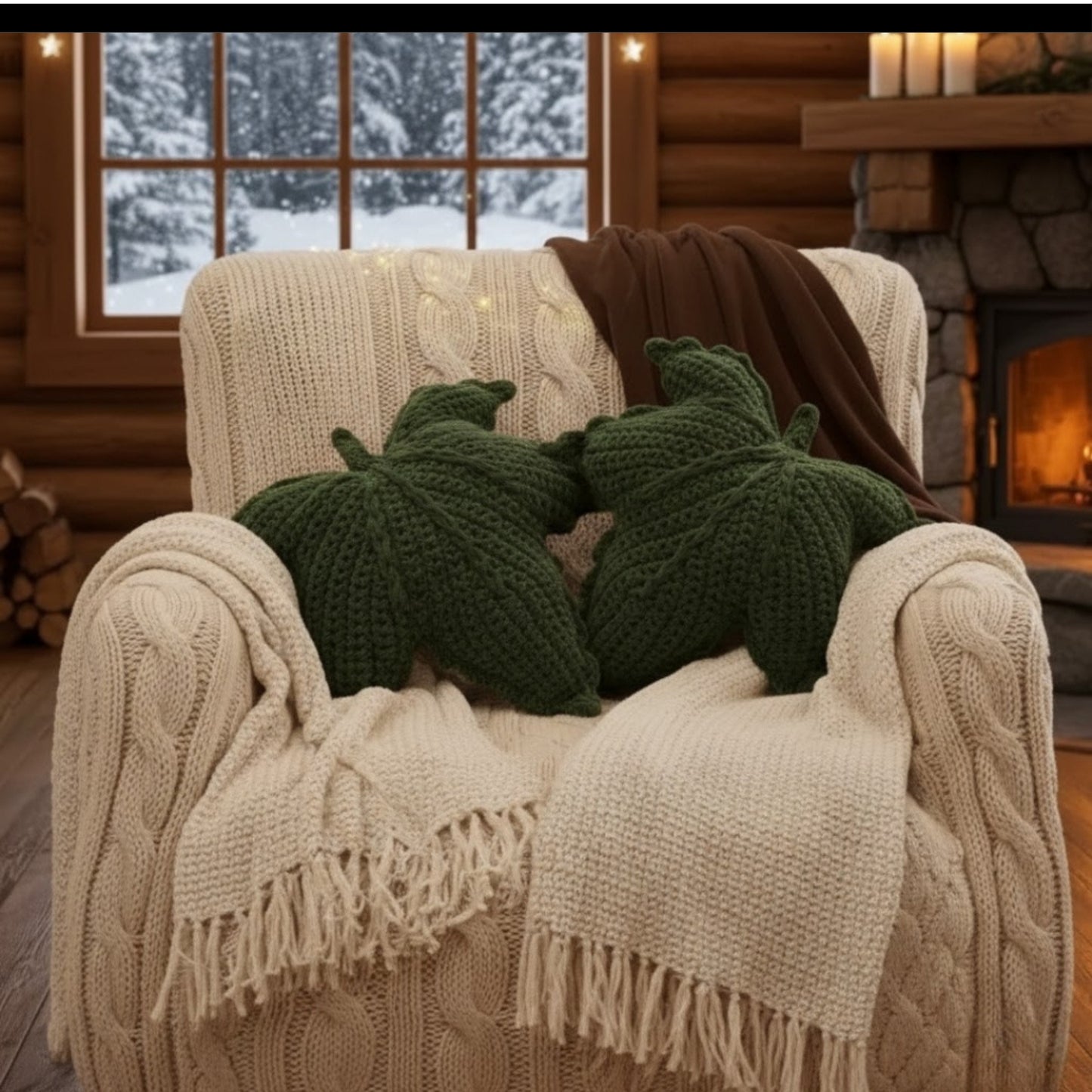 Sculpted Autumn Accent Pillow Crochet Pattern