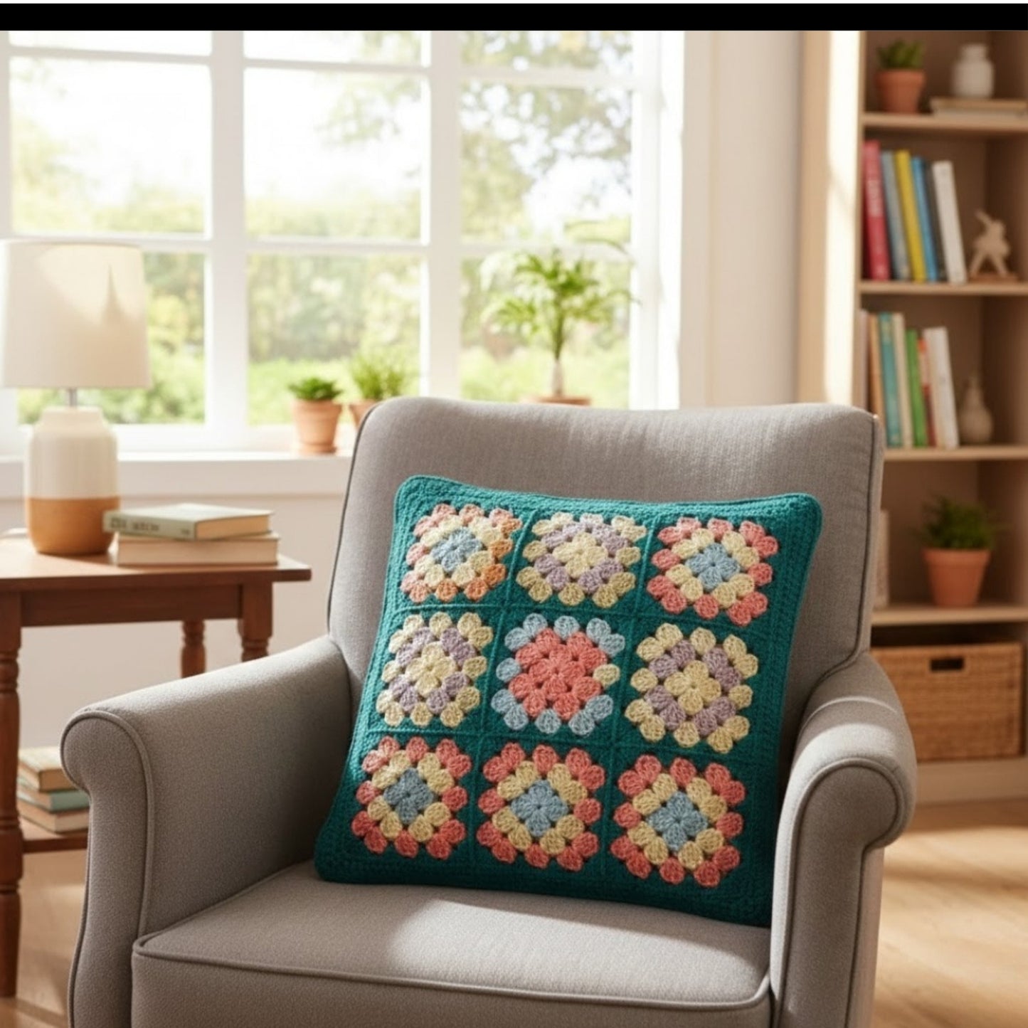 Textured Home Statement Cushion Crochet Pattern