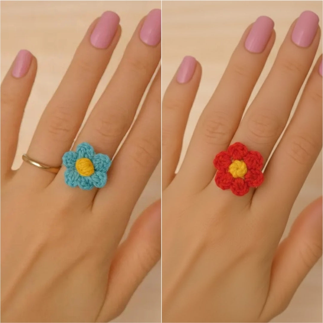 Cutesie Colorful Ringlets Floral Ringlets Crochet Pattern