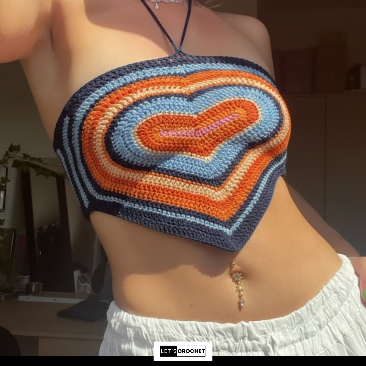 Crestline Cropped Top Crochet Pattern