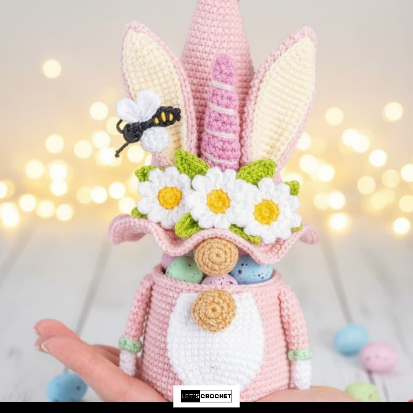 Playful Spring Bunny Plush Crochet Pattern