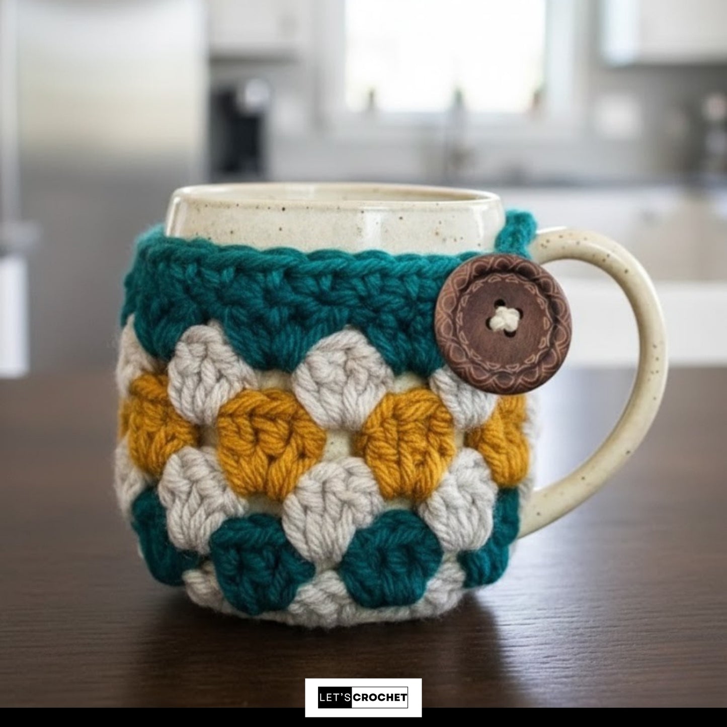 Cozy Camp Vintage Cup Warmer Crochet Pattern