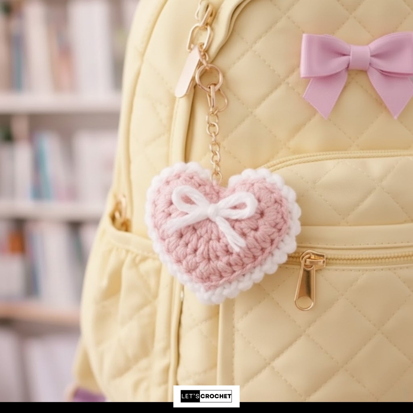 Fancy Heart Charms Crochet Pattern