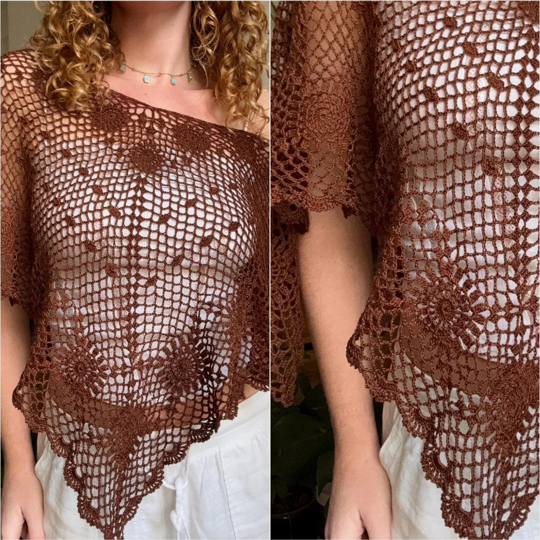 Boho Breeze Layered Wrap Crochet Pattern