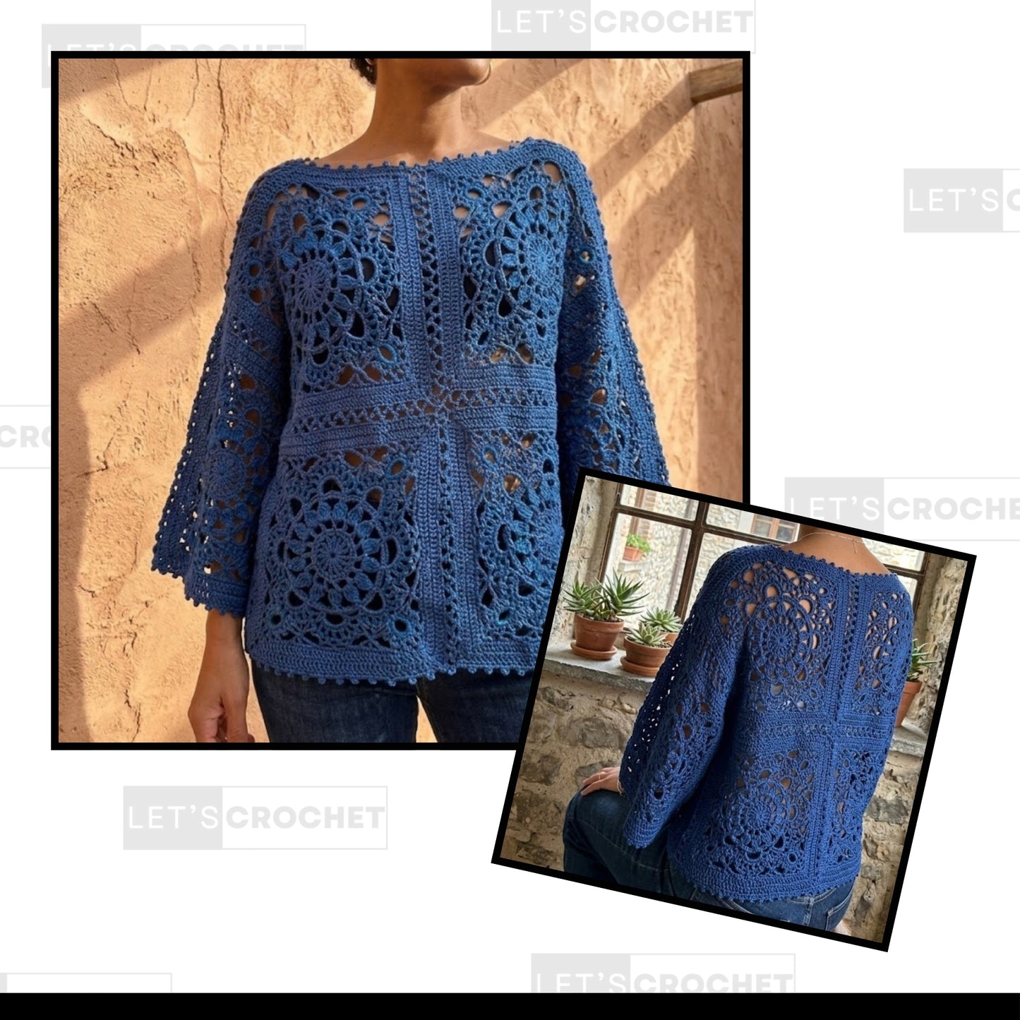 Graceful Feminine Textured Cardigan Crochet Pattern
