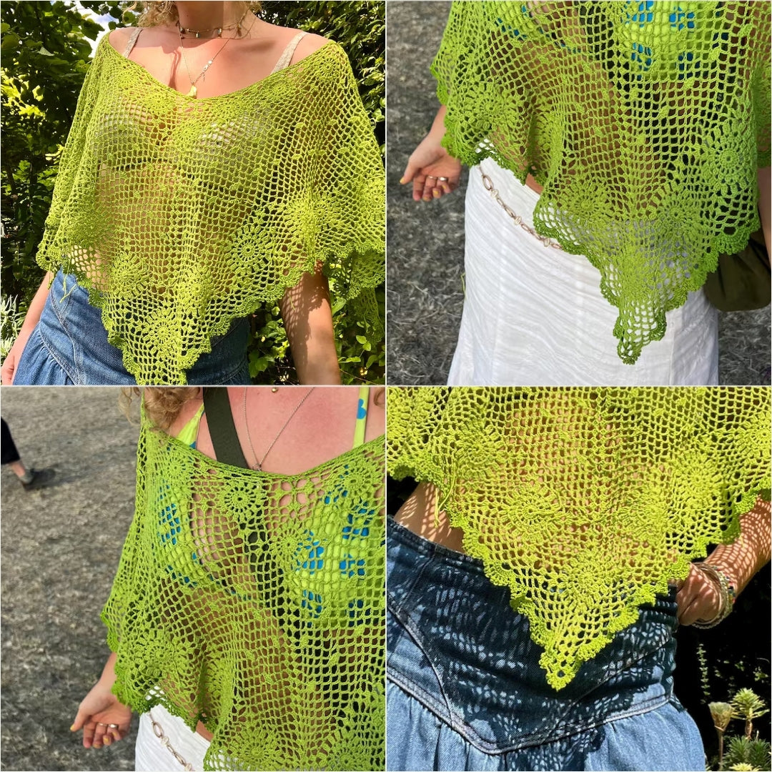 Boho Breeze Layered Wrap Crochet Pattern