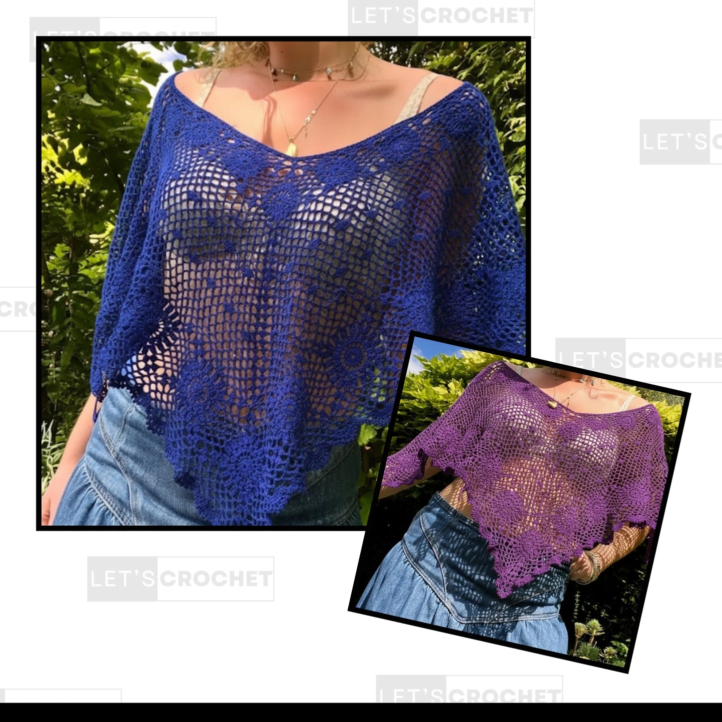 Boho Breeze Layered Wrap Crochet Pattern