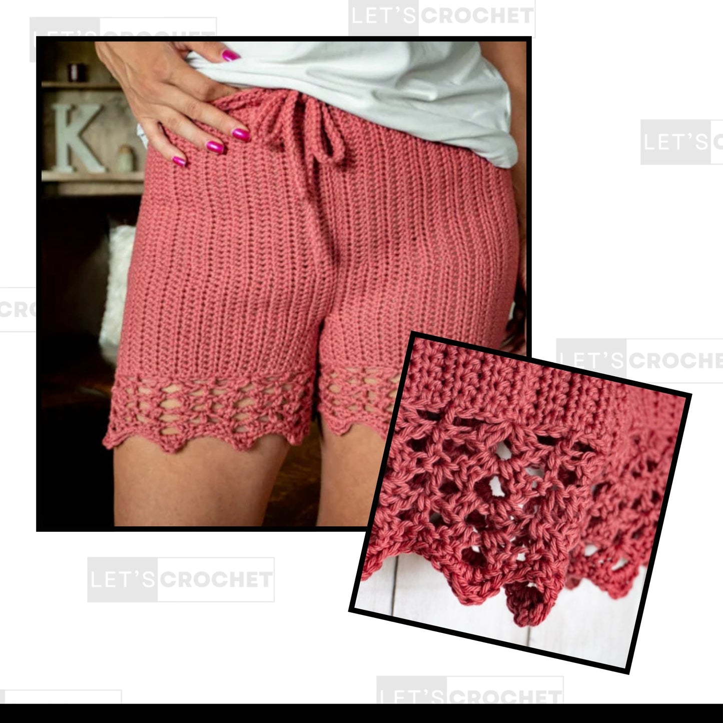Relaxed Summer Lounge Bottoms Crochet Pattern