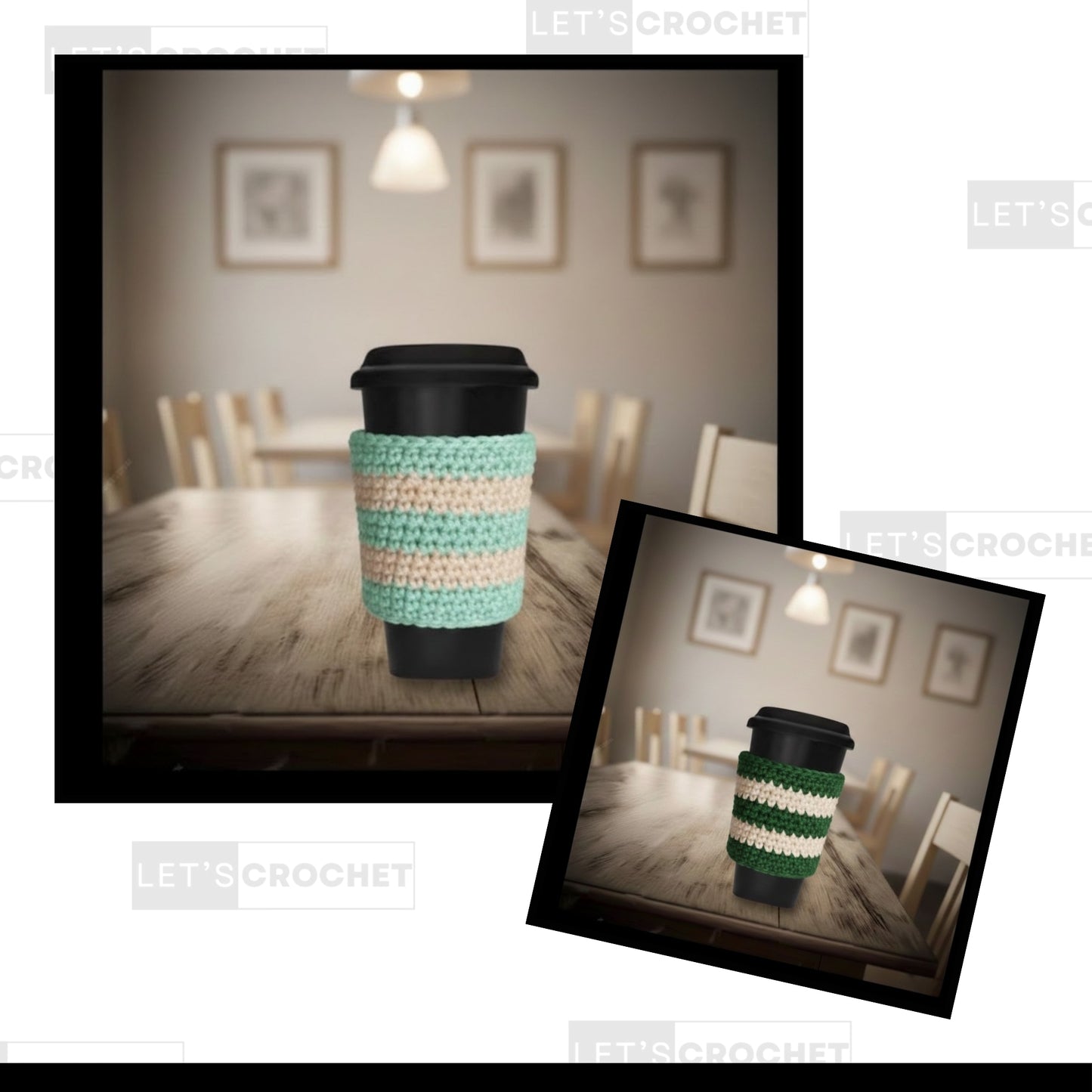 Whimsical Wizard Cup Cozy Crochet Pattern