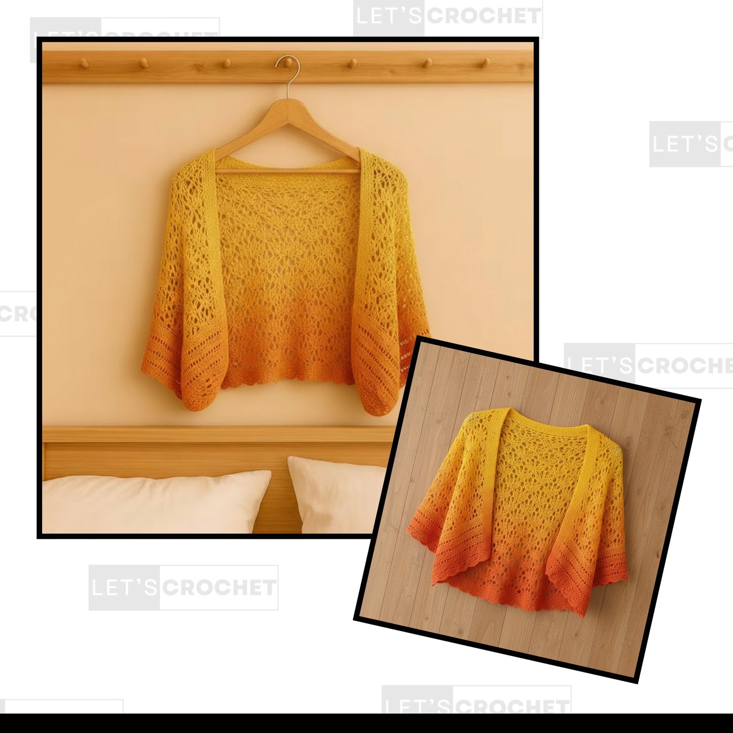 Airy Lightweight Buttoned Layer Crochet Pattern
