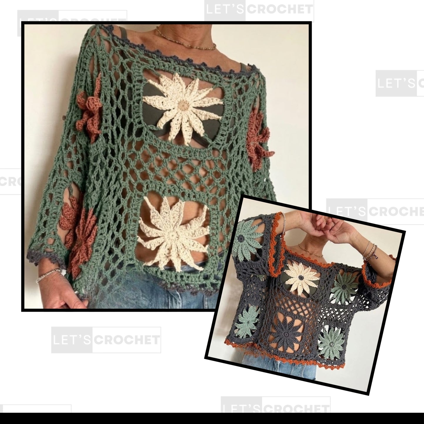 Elegant Lightweight Buttoned Layer Crochet Pattern