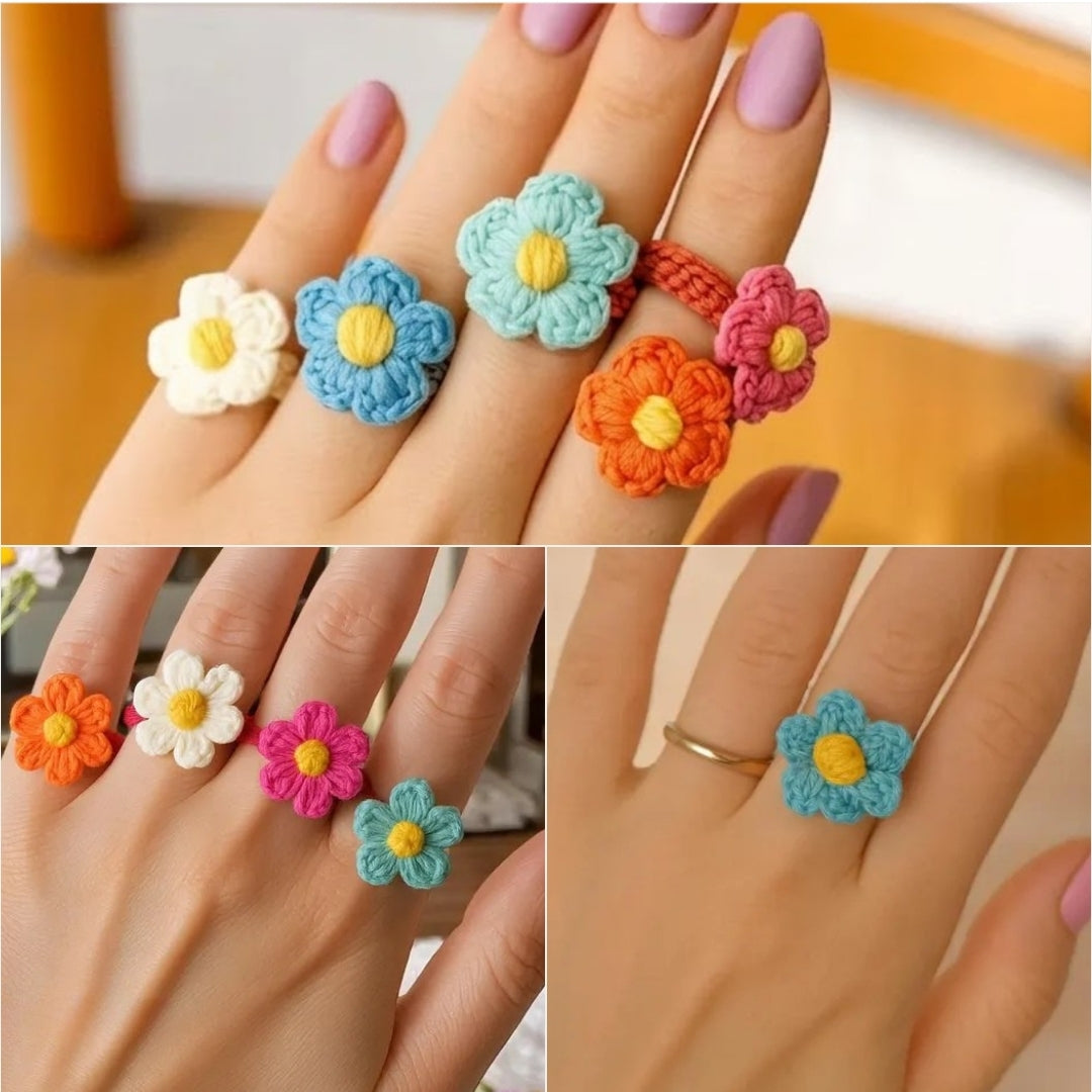 Cutesie Colorful Ringlets Floral Ringlets Crochet Pattern