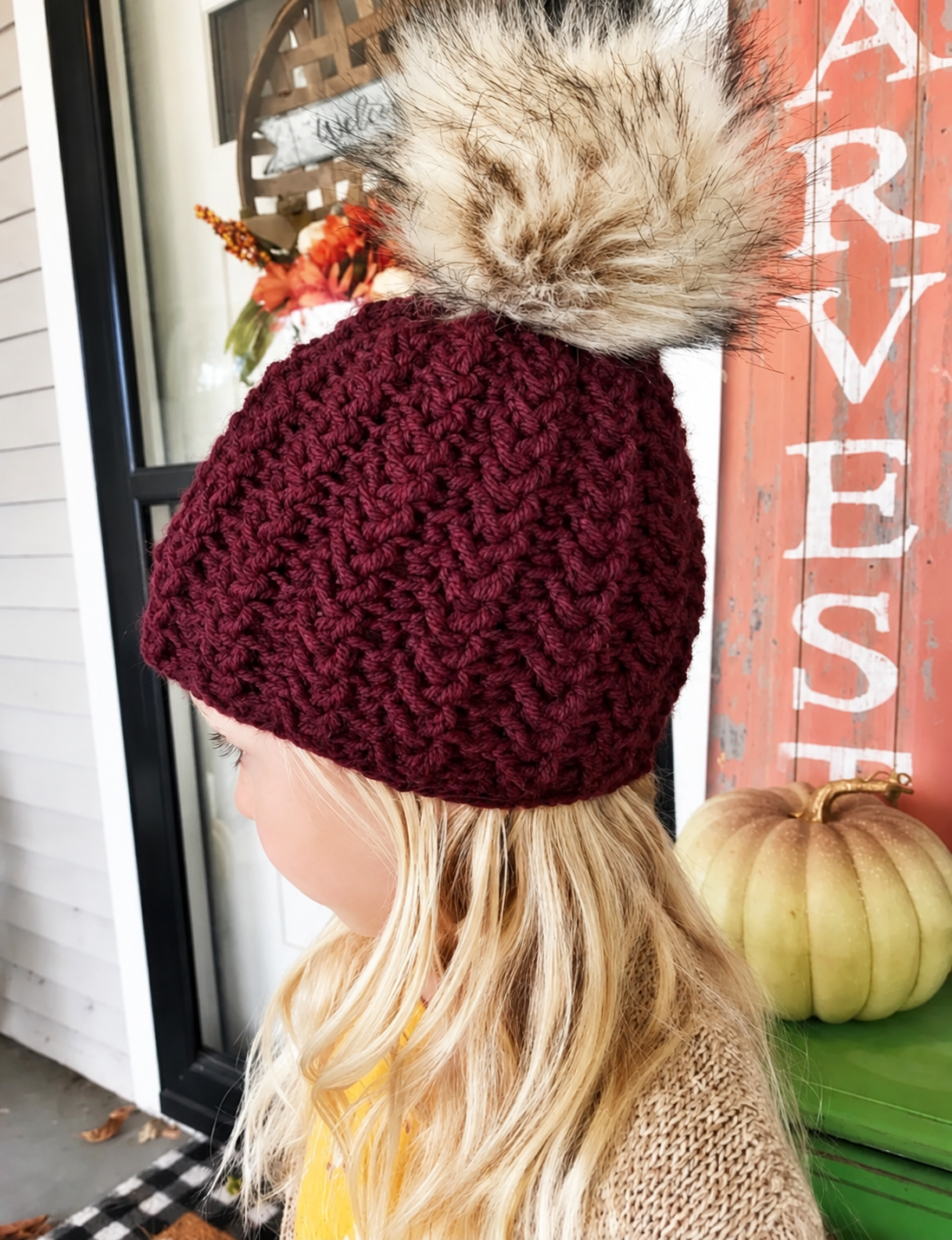 Textured Everyday Beanie Crochet Pattern