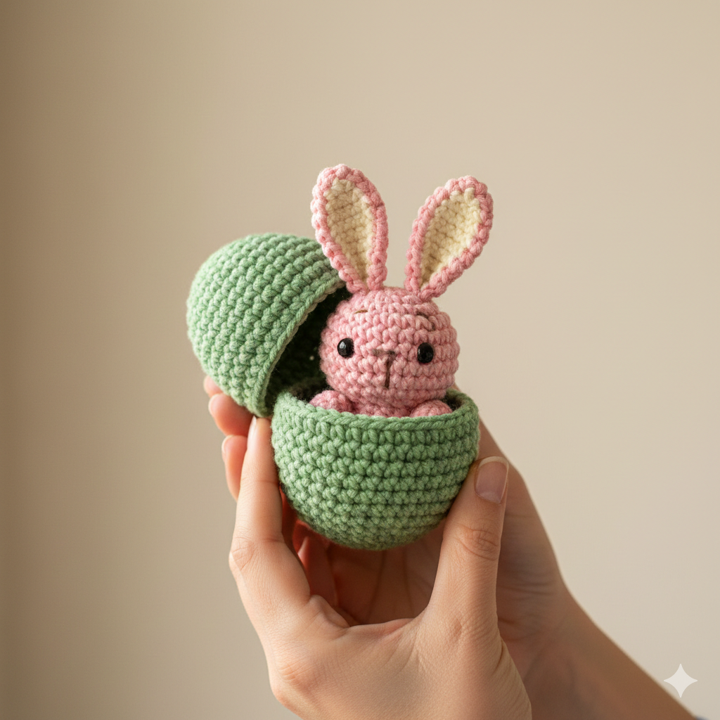 Surprise Bunny in Egg Crochet Pattern