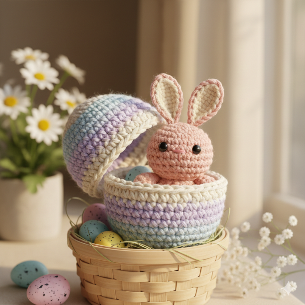 Surprise Bunny in Egg Crochet Pattern