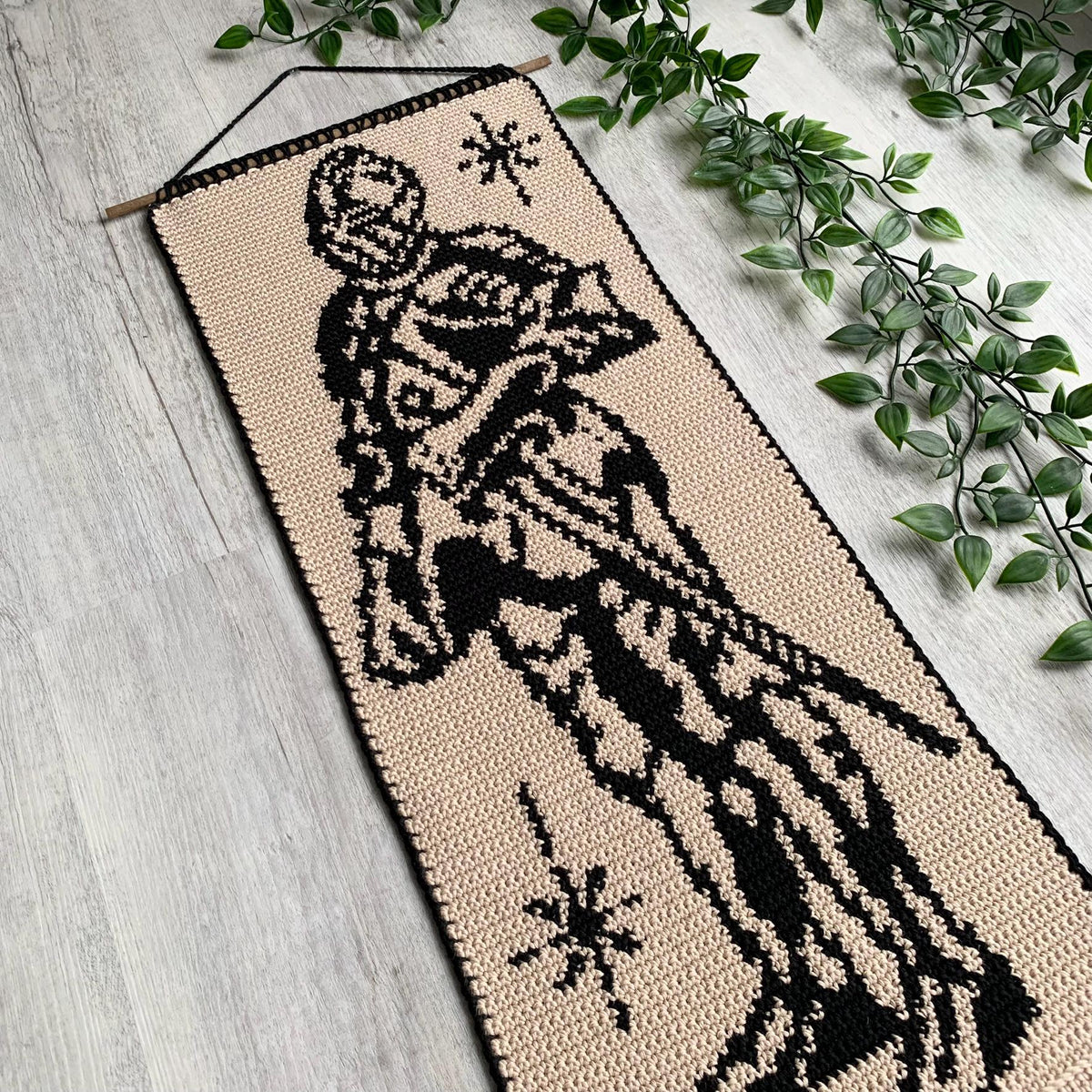 Brave Knight tapestry detail