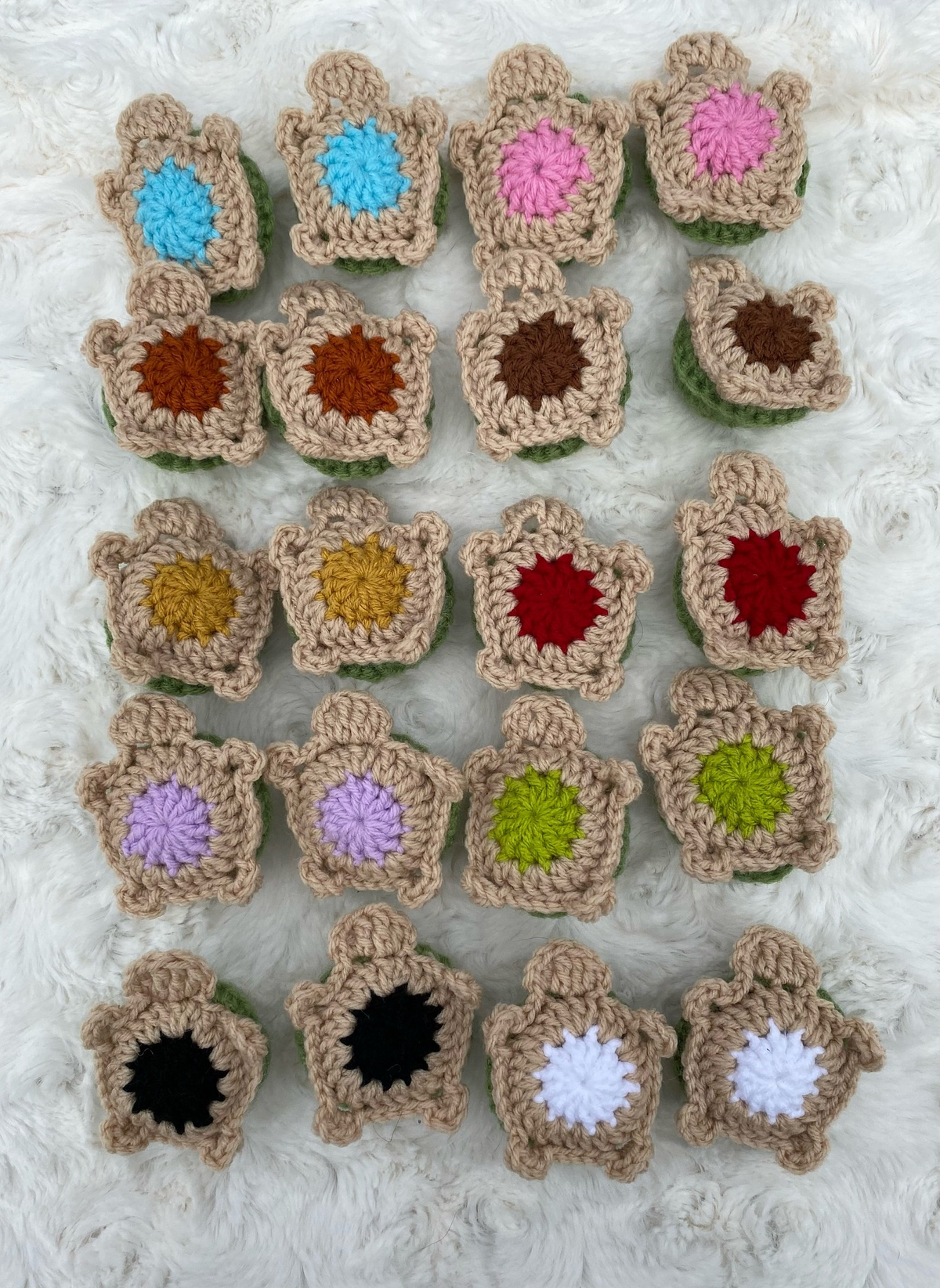 Playful Turtle Matching Game Crochet Pattern